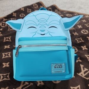 Loungefly Blue Yoda Backpack